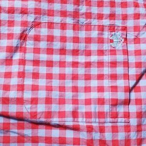 Brooks Brothers Shirt Blue Checker Long Sleeve Plaid Large Work Office Career